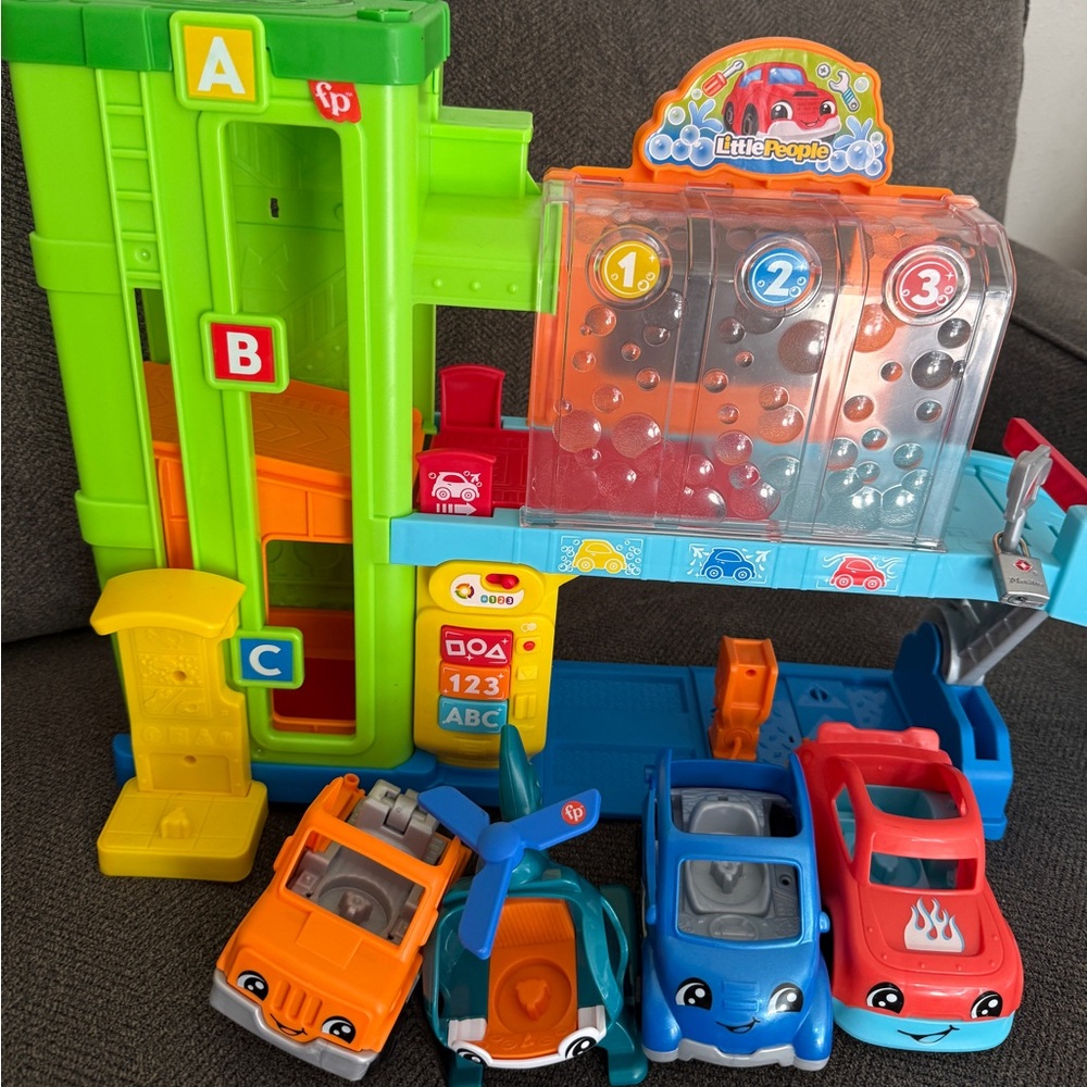Little People Parking Garage Playset